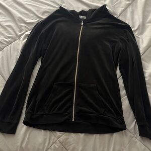 Black Zip-Up Hoodie